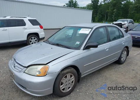 2003 Honda Civic Lx z USA, uszkodzony, nr VIN 2HGES16563H583085